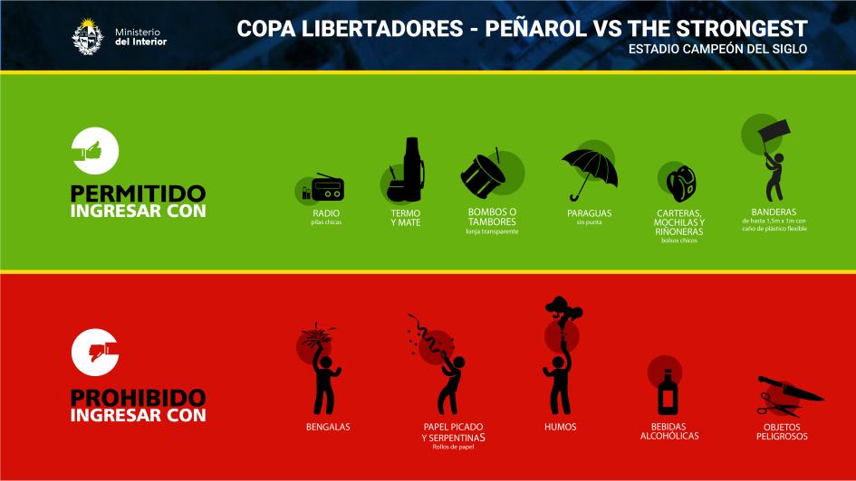 Operativo por partidos de Libertadores 