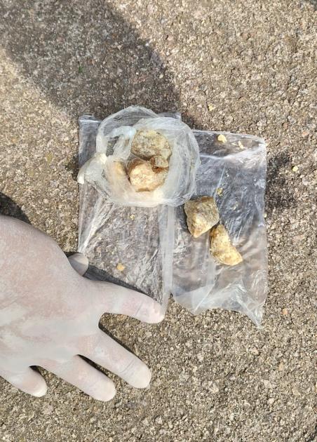 Mujer condenada por Estupefacientes Pasa Base de Cocaína incautada.