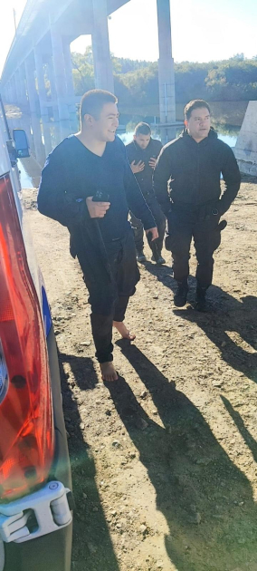 Personal policial que participo del rescate