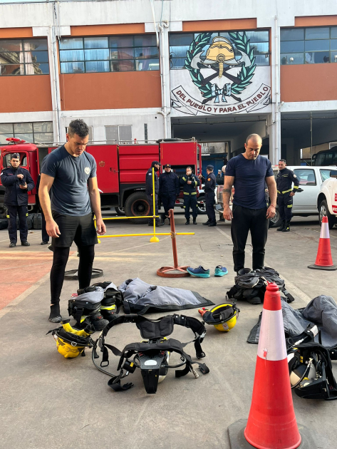 Competencias bomberiles Preparación del equipo