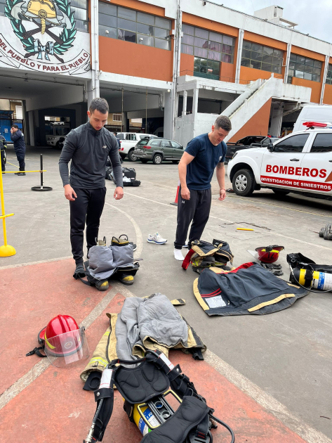 Competencias bomberiles Preparación del equipo
