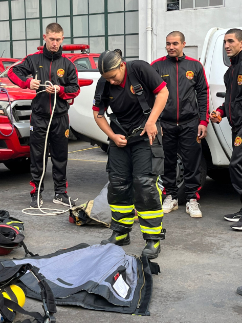 Competencias bomberiles En preparación