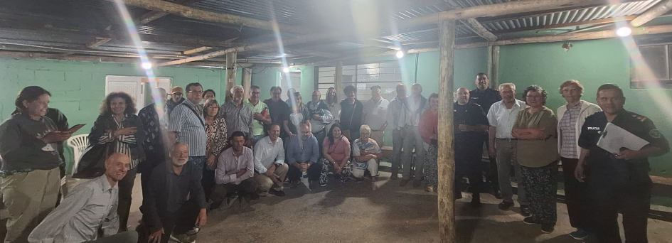 Reunión con vecinos de Aguas Blancas