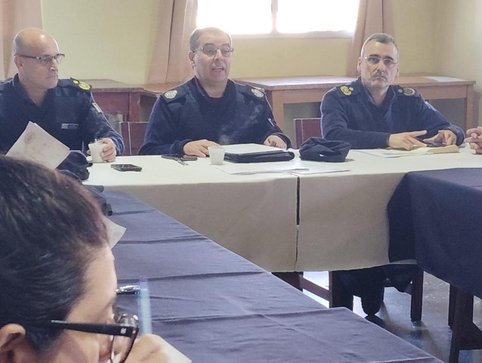 Reunión de trabajo tras imposición de mandos de unidades Reunión de trabajo tras imposición de mandos de unidades