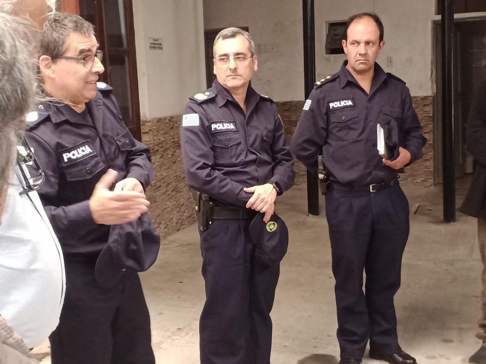 Reunión del comando jefaturial en el interior de Seccional Décima Reunión del comando jefaturial en el interior de Seccional Décima