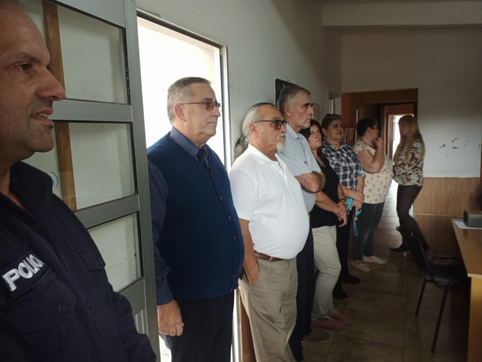 Reunión del comando jefaturial en el interior de Seccional Octava juez y alcalde Reunión del comando jefaturial en el interior de Seccional Octava juez y alcalde