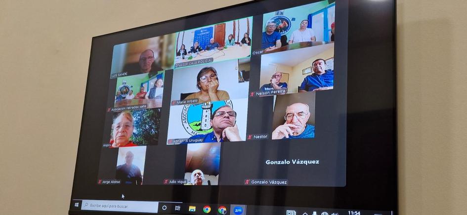 Reunión virtual de la DNASP con asociaciones de retirados y pensionistas policiales