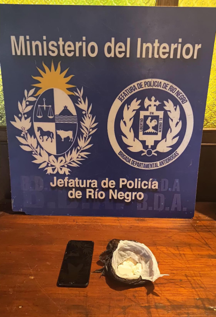objetos incautados al detenido