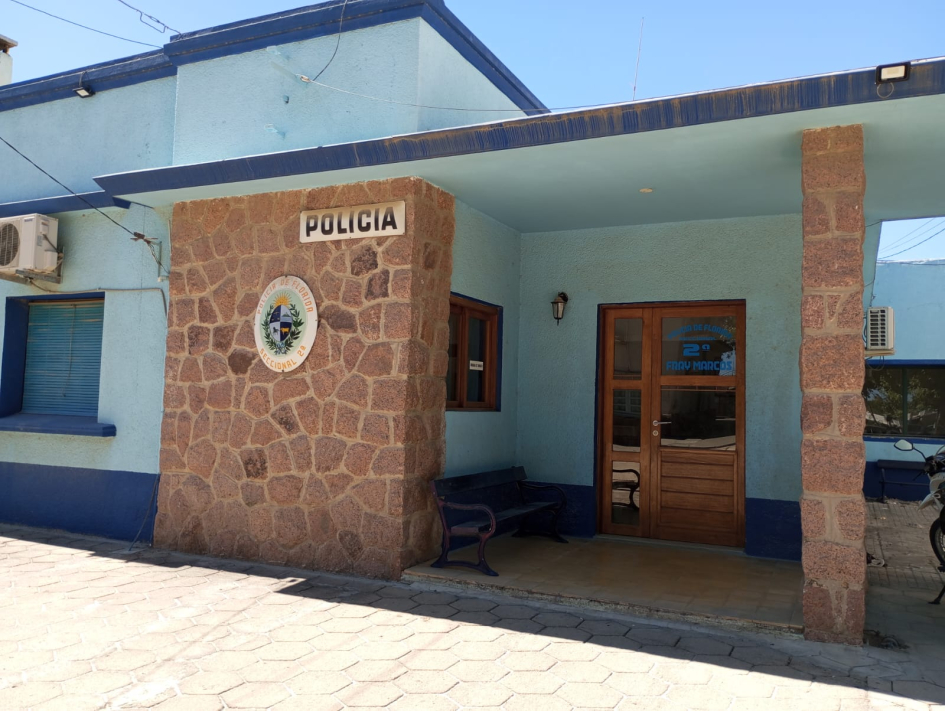 Fachada de la seccional segunda de Fray Marcos