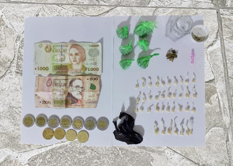 Droga incautada. Droga incautada.
