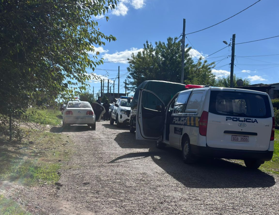 Policías desplegados en el operativo Policías desplegados en el operativo