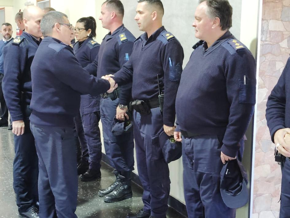 Saludos del comando a nuevos jefes de dependencias Saludos del comando a nuevos jefes de dependencias