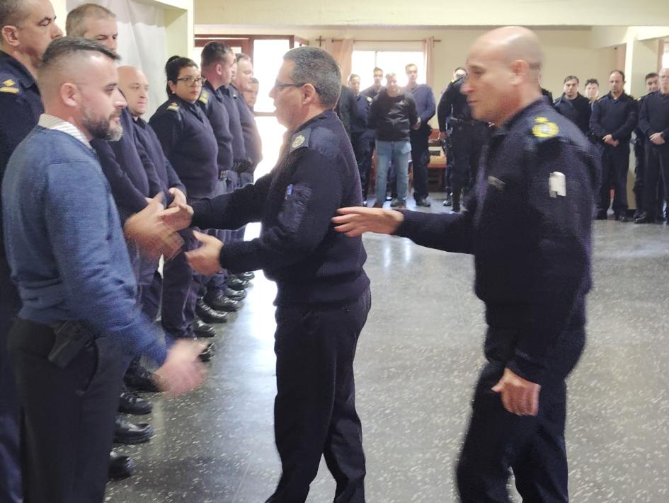 Saludos del comando a nuevos jefes de dependencias Saludos del comando a nuevos jefes de dependencias