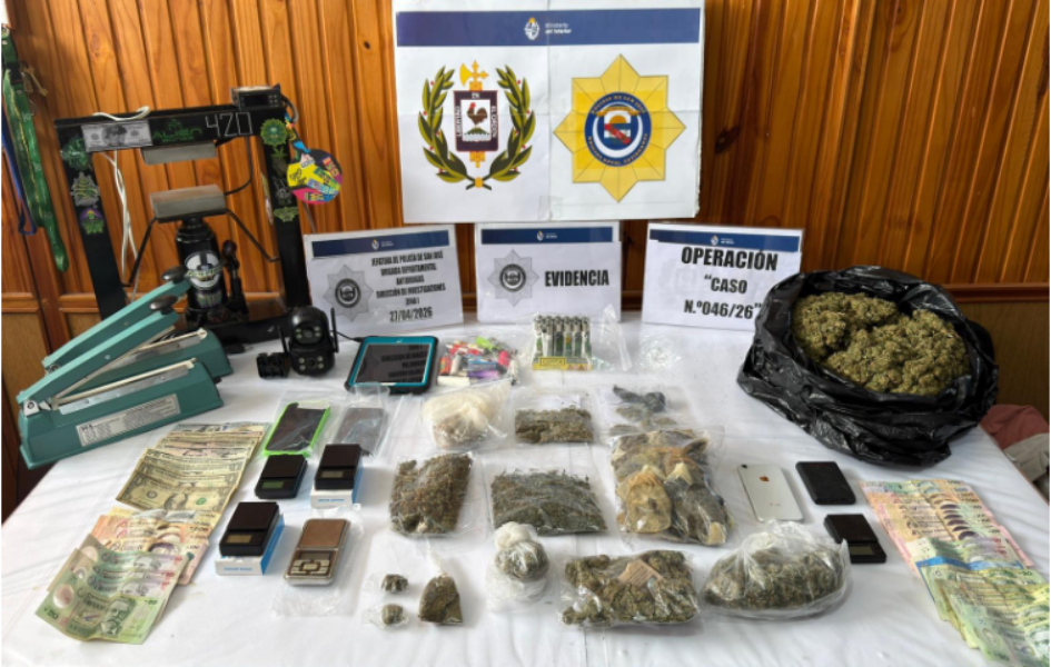 objetos incutados en los allanamientos