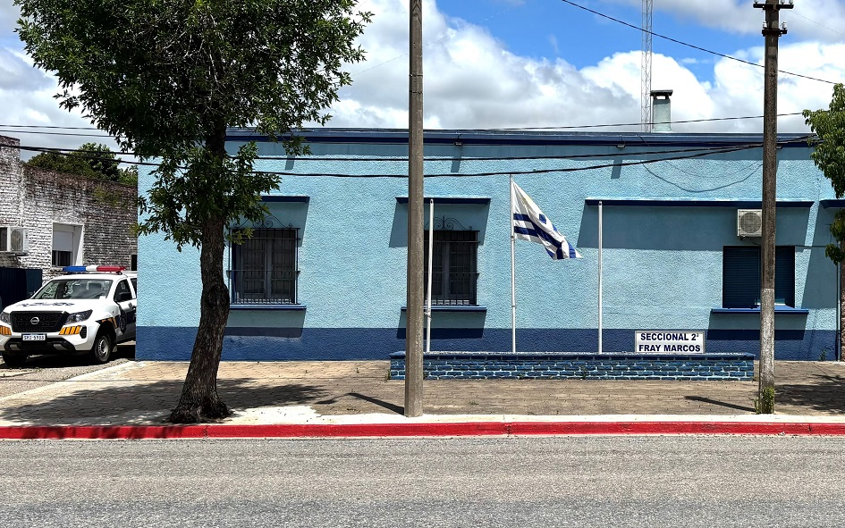 Fachada de la seccional segunda de Fray Marcos