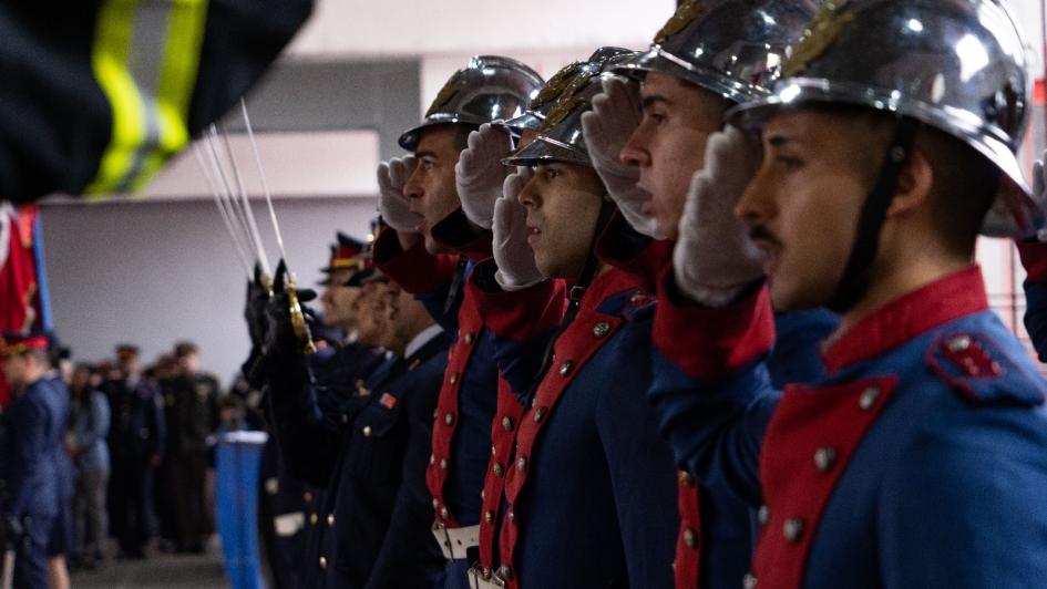 Parte del cuerpo de bomberos. Parte del cuerpo de bomberos.