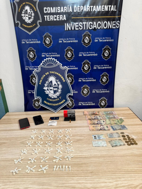 Sustancia dinero y efectos incautados Sustancia dinero y efectos incautados