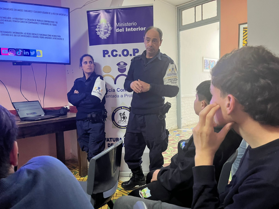 Taller PCOP en centro juvenil