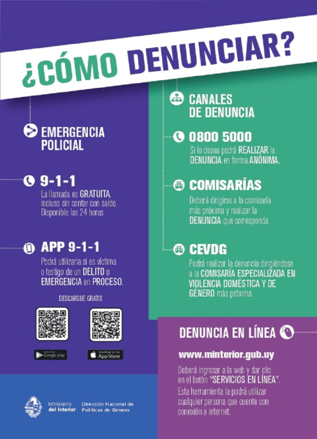 ¿Cómo denunciar? ¿Cómo denunciar?