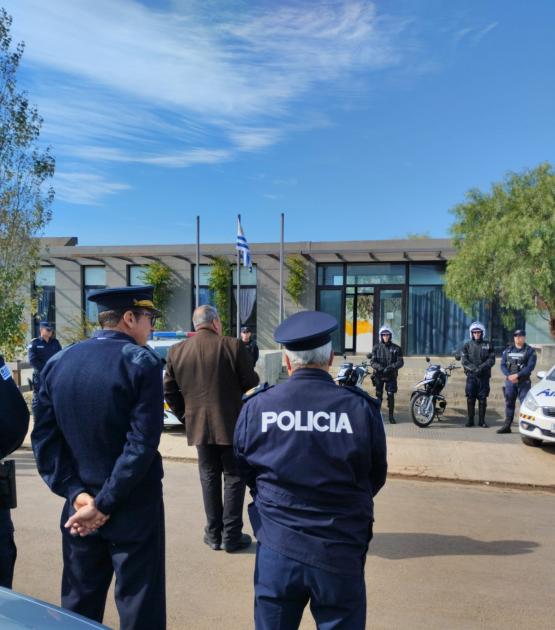 Comando de Jefatura Sr Jefe de Policía hace uso de la palabra