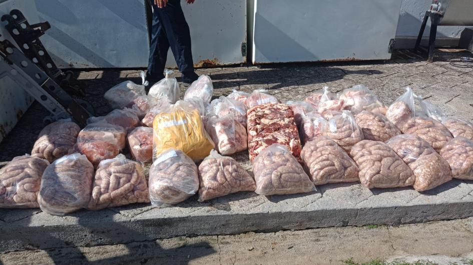 Chacinados incautados