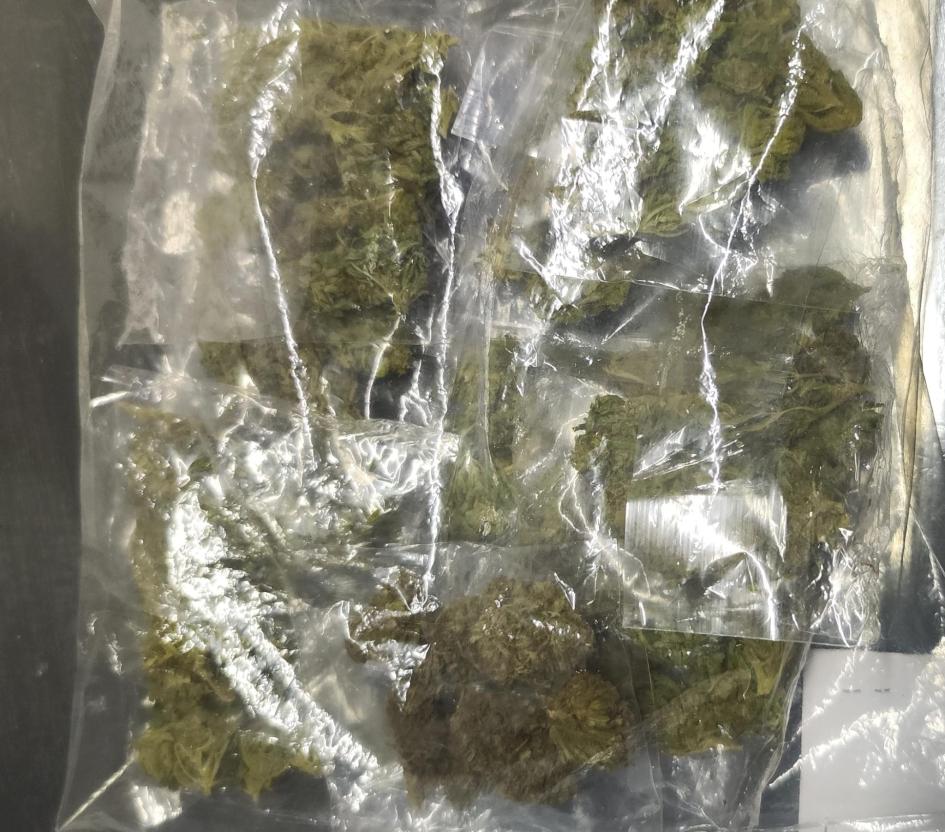 Envoltorios incautados con marihuana Envoltorios incautados con marihuana