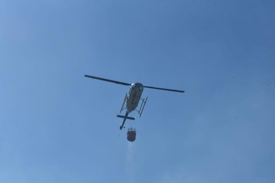 Helibalde en incendio forestal Helibalde en incendio forestal