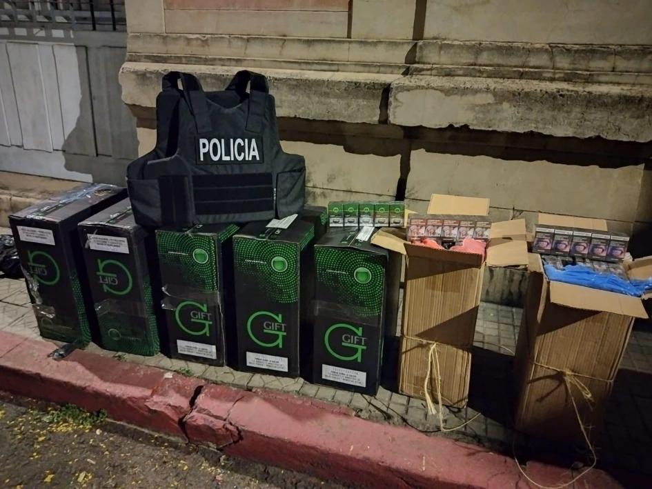 Mercadería incautada