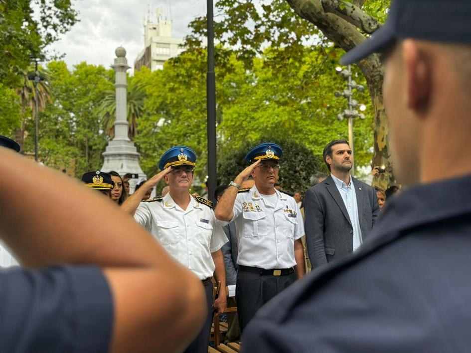 Ministro del Interior, Director de la Policía Nacional y Jefe de Policía de Durazno.