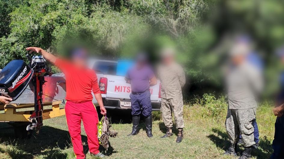 Operativo binacional en aguas del Río Negro