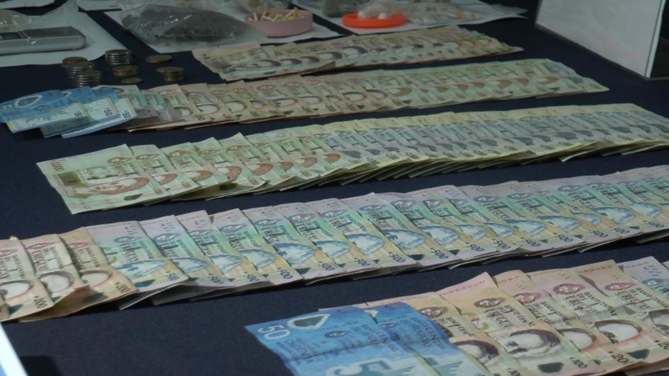 Operación Álava: dinero incautado
