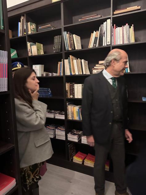 Inauguración de biblioteca temática en DNEP