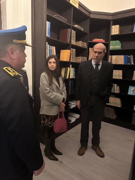 Inauguración de biblioteca temática en DNEP