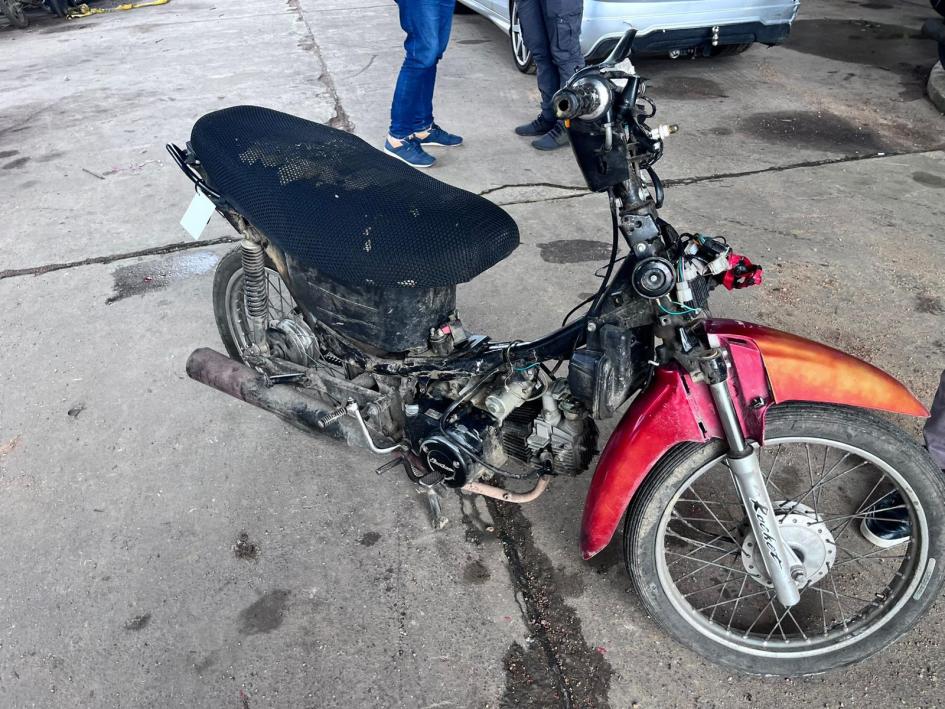 Motocicleta utilizada en los ilícitos Motocicleta utilizada en los ilícitos