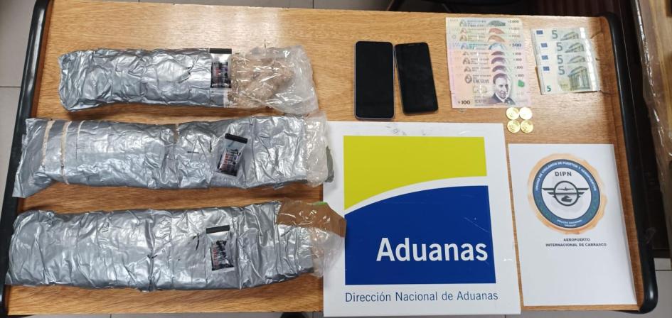Droga y elementos incautados