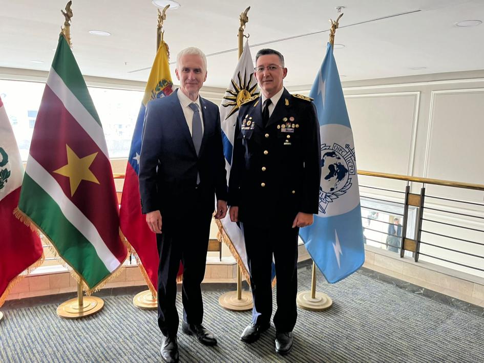 Director de la Policía Nacional de Uruguay, José Azambuya Director de la Policía Nacional de Uruguay, José Azambuya