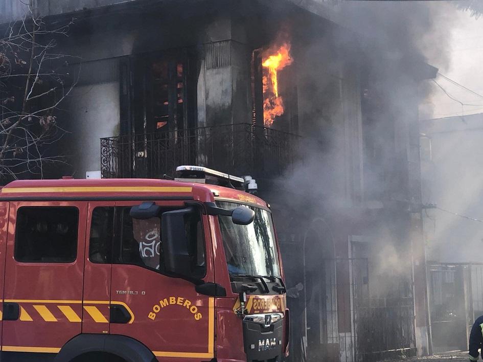 incendio en depósito y vivienda incendio en depósito y vivienda