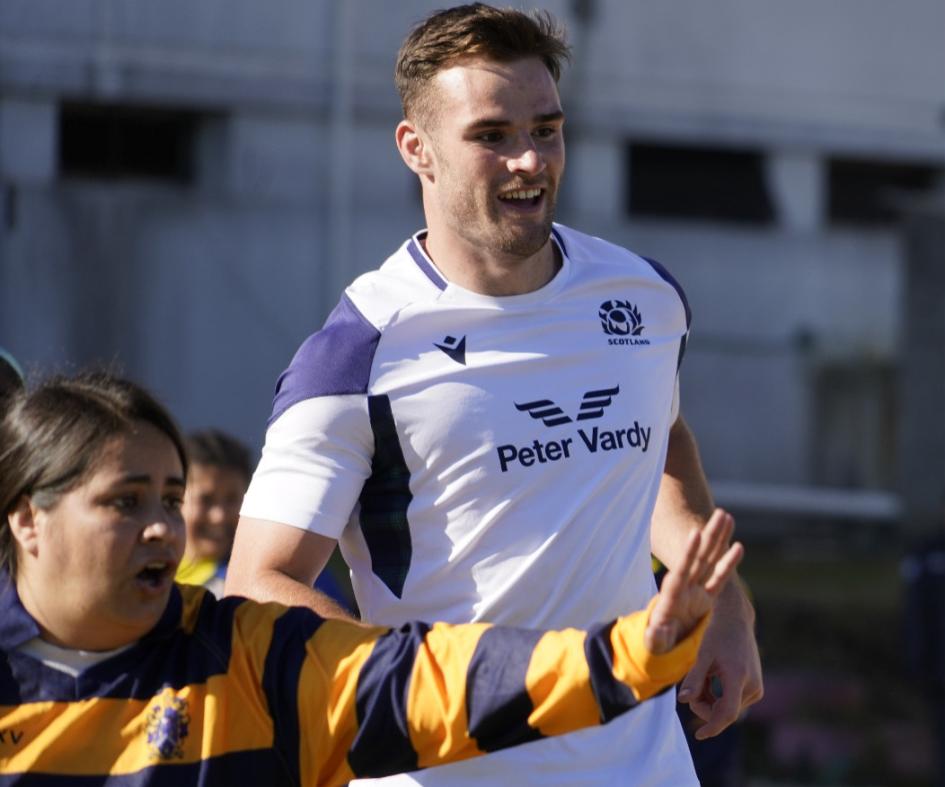 La Unidad N.º 5 Femenina disfrutó de una jornada deportiva con el seleccionado de rugby de Escocia