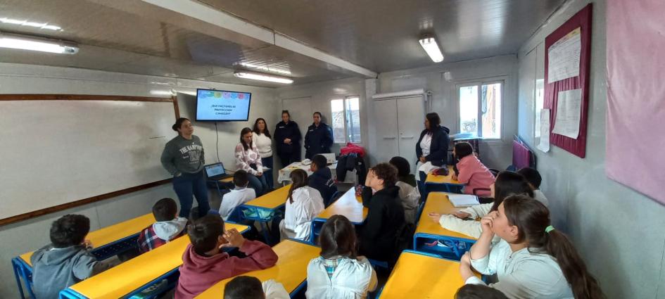 Momento de la charla Momento de la charla
