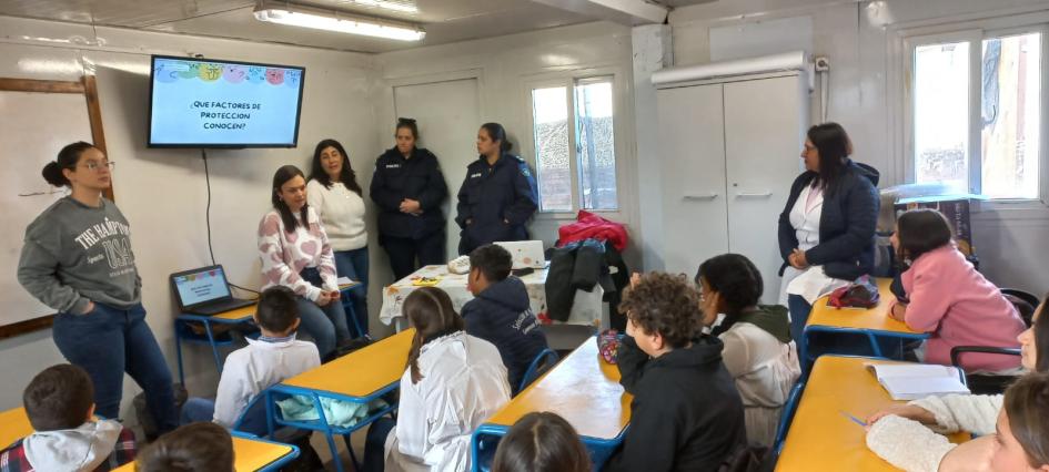 Momento de la charla Momento de la charla