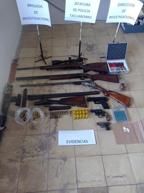 Armas incautadas Armas incautadas