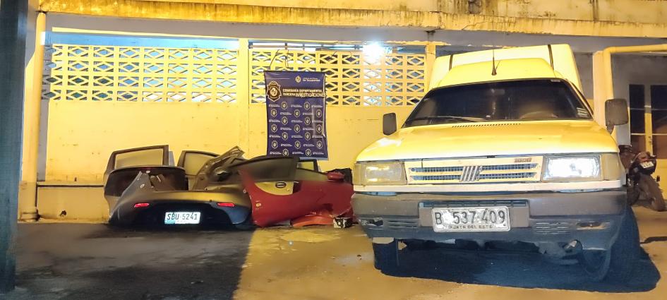 Partes de vehículos incautadas Partes de vehículos incautadas