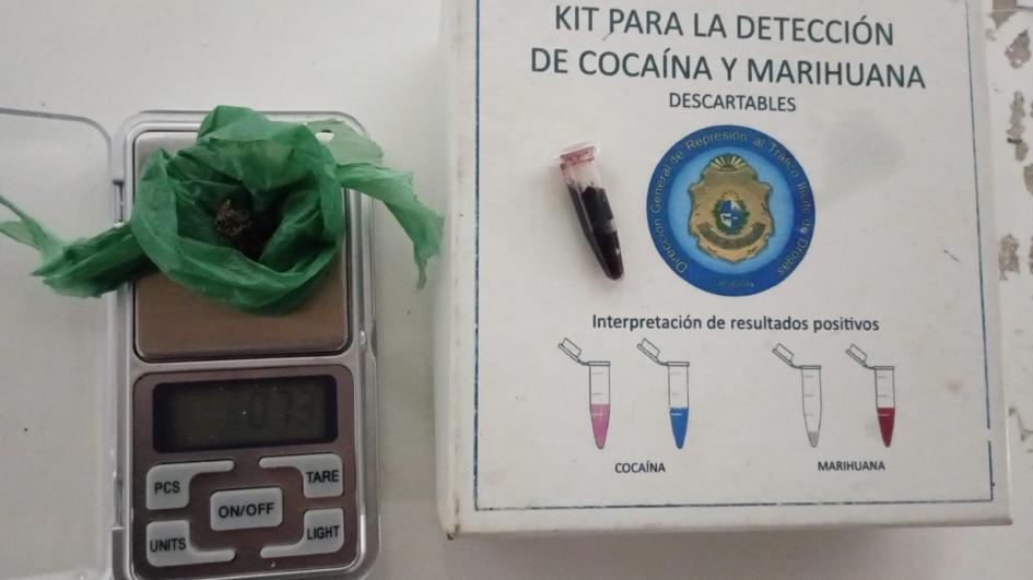 Estupefaciente incautado Estupefaciente incautado