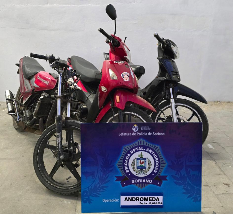 MOTOS INCAUTADAS EN EL PRESENTE OPERATIVO MOTOS INCAUTADAS EN EL PRESENTE OPERATIVO