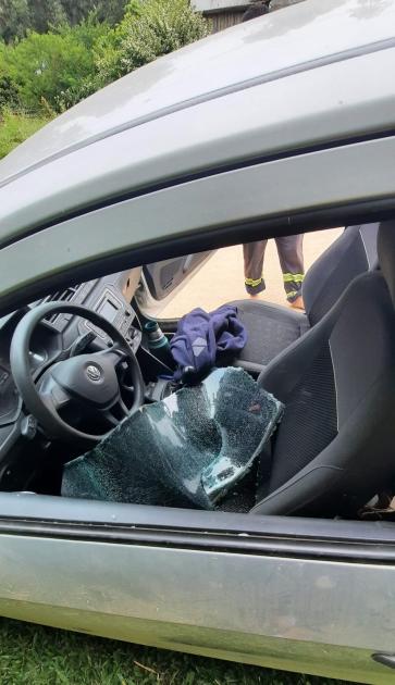 Daño en vehículo hurtado Daño en vehículo hurtado