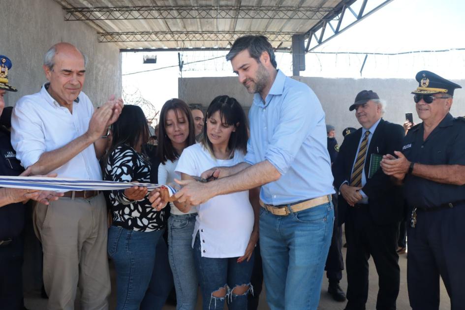 Se realizó la inauguración del nuevo pabellón femenino en la Unidad N° 20 de Salto 