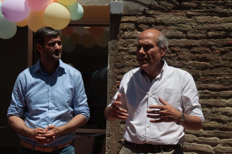 Ministerio del Interior presente en la inauguración del séptimo salón en el centro CAIF "Los Gallito