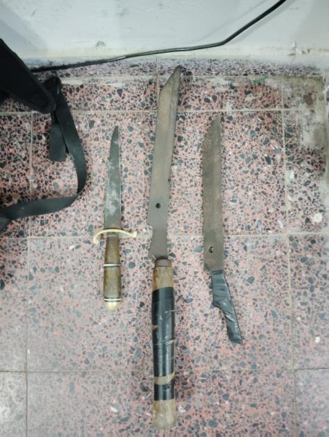 Armas blancas incautadas Armas blancas incautadas