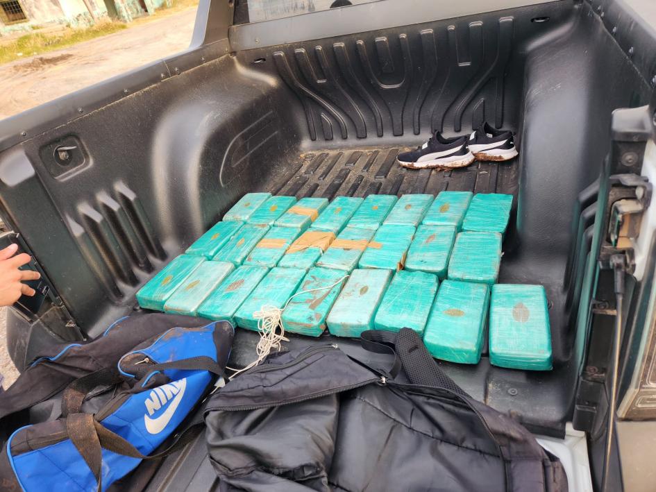 Ladrillos de cocaína incautados Ladrillos de cocaína incautados