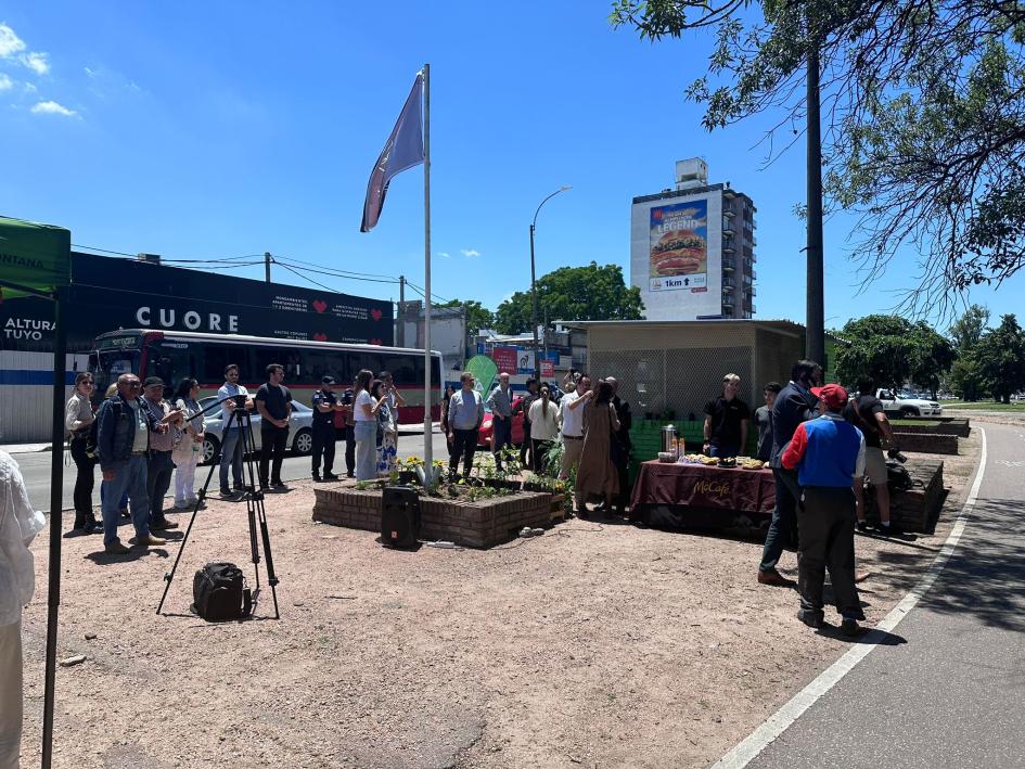 Inauguración de la primera garita Andrés Abt en el Municipio E